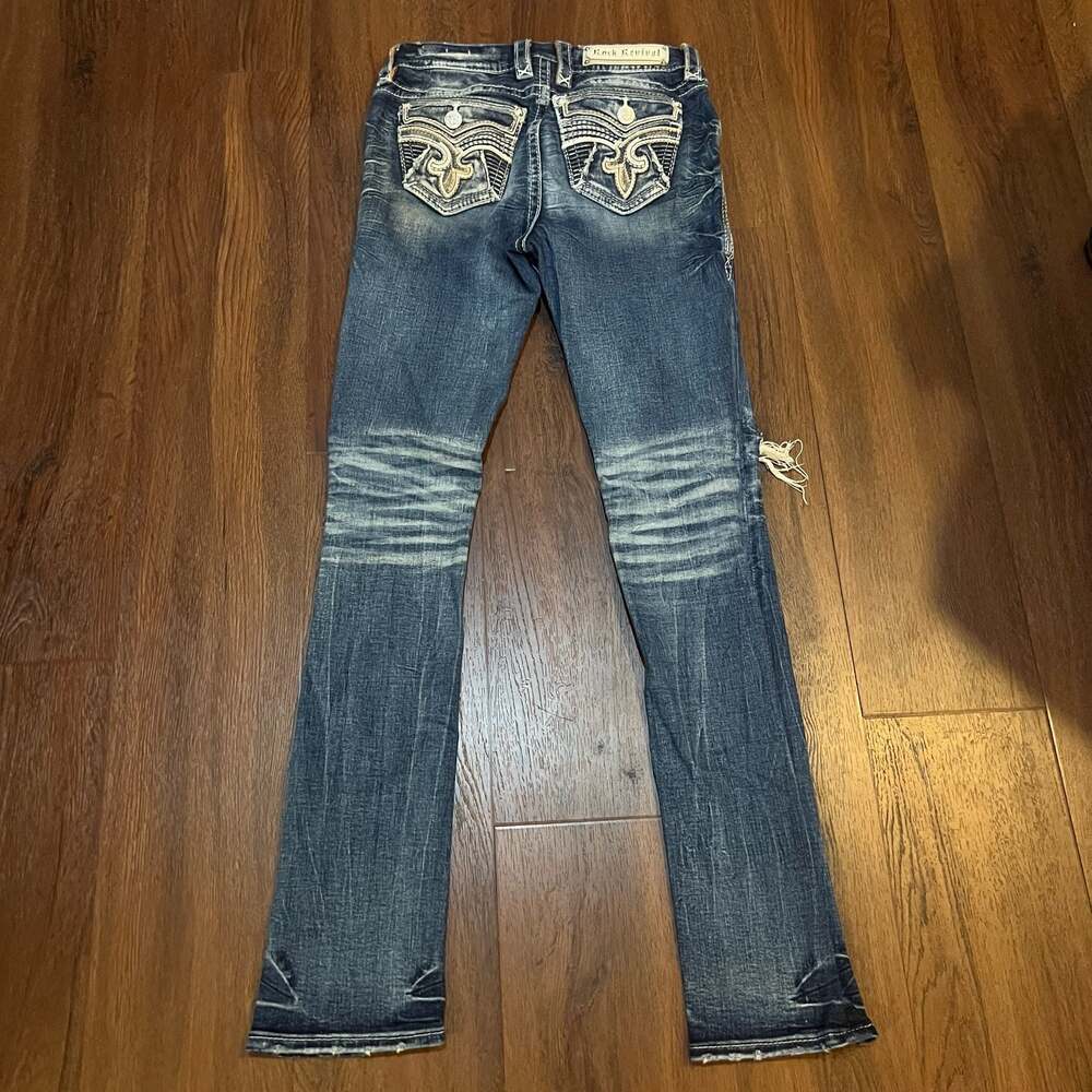 Rock Revival Sosie Distressed Jeans Size 27